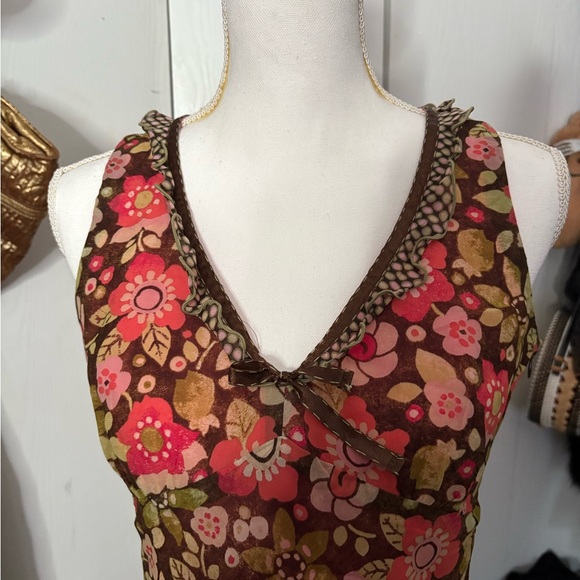 Sigrid Olsen Floral Tank Top - Picture 3 of 4